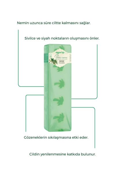 Agarta Doğal El Yapımı Palmiye Sabunu 1400 gr - 2