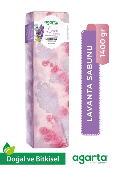 Agarta Doğal El Yapımı Lavanta Sabunu 1400 gr