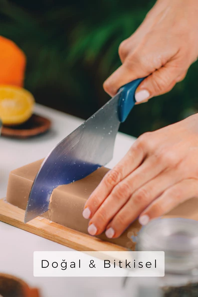 Doğal El Yapımı Kahve Blok Sabunu 1400 Gr - 3