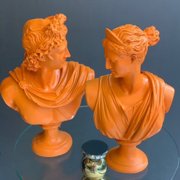 AFRODİT VE APOLLON İKİLİ HEYKEL TAKIM HK139-14 ürün görseli