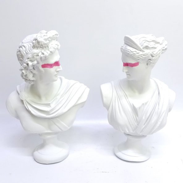 AFRODİT VE APOLLON İKİLİ HEYKEL TAKIM HK139-11 ürün görseli