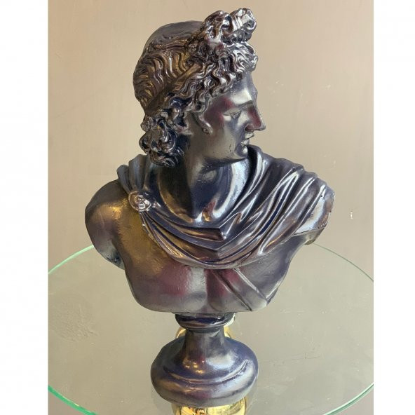 APOLLON BÜST HEYKEL BİBLO HK102-37 ürün görseli