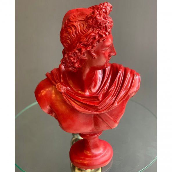 APOLLON BÜST HEYKEL BİBLO HK102-35 ürün görseli