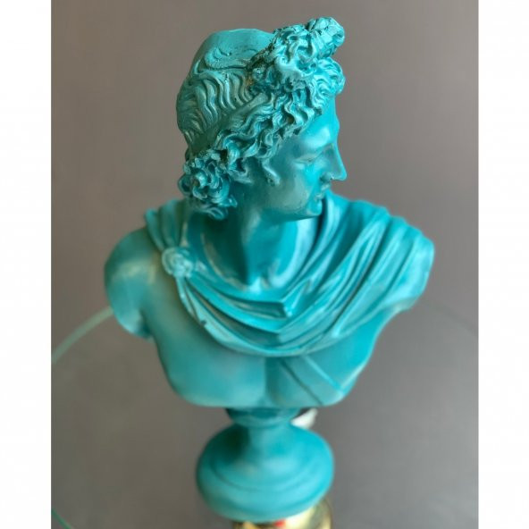 APOLLON BÜST HEYKEL BİBLO HK102-34 ürün görseli