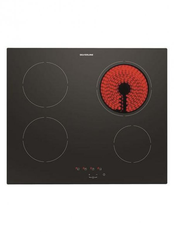 Silverline Siyah Cam Ankastre Set 3481 -vc8210b01 Vitroseramik - Bo6502b01 - 3