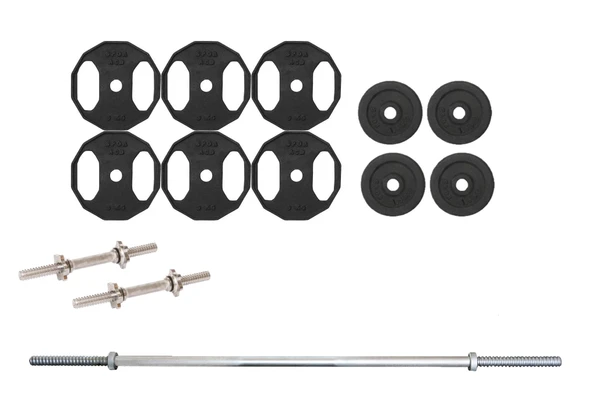 ACDSPOR 50 Kg Döküm Ağırlık Halter Dambıl Seti - 1
