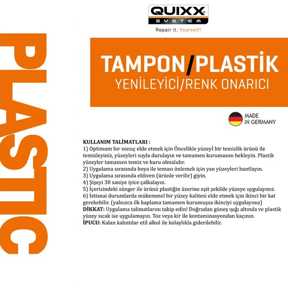 QUIXX Oto Tampon Renk Canlandirici Set - 3