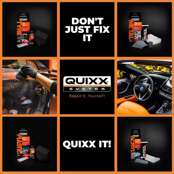 QUIXX Cam Çizik Giderici Set - 4