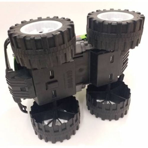 Dev Tekerlekli Jumbo Arazi Aracı 4x4 OffRoad Canavar Jeep 47x36cm Monster Fonksiyonsuz Oyuncak Araba - 4