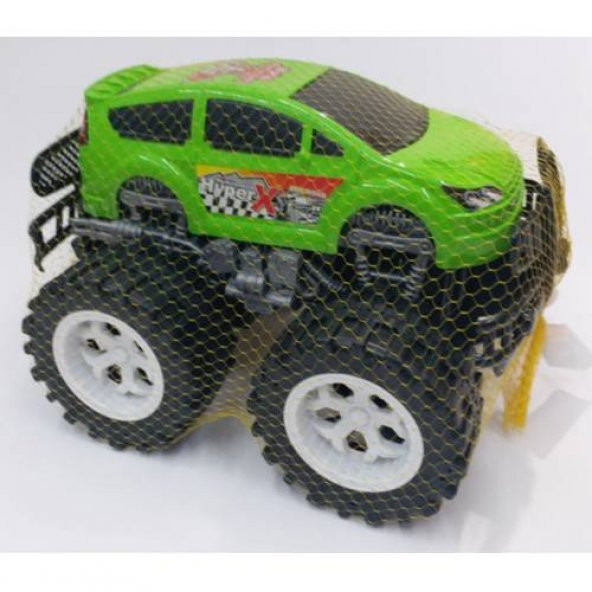 Dev Tekerlekli Jumbo Arazi Aracı 4x4 OffRoad Canavar Jeep 47x36cm Monster Fonksiyonsuz Oyuncak Araba - 5