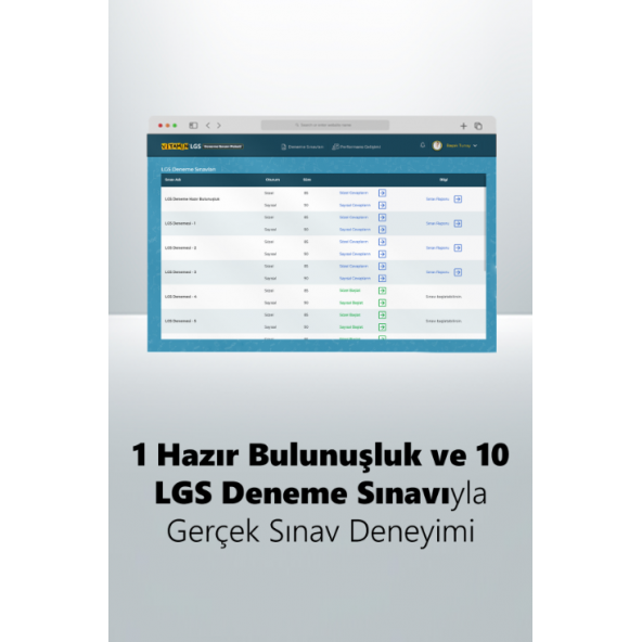 Vitamin LGS Deneme Sınavı Paketi - 3