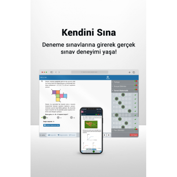 Raunt YKS Deneme Sınavı Paketi - 5