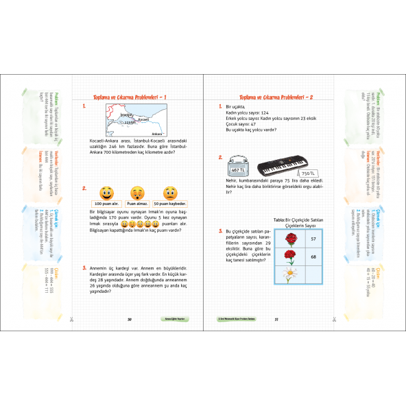 3. Sınıf Oyunlu-Eğlenceli Matematik Süper Problem Bankası - 3