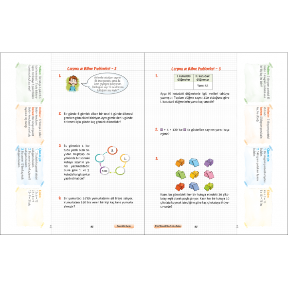 3. Sınıf Oyunlu-Eğlenceli Matematik Süper Problem Bankası - 4