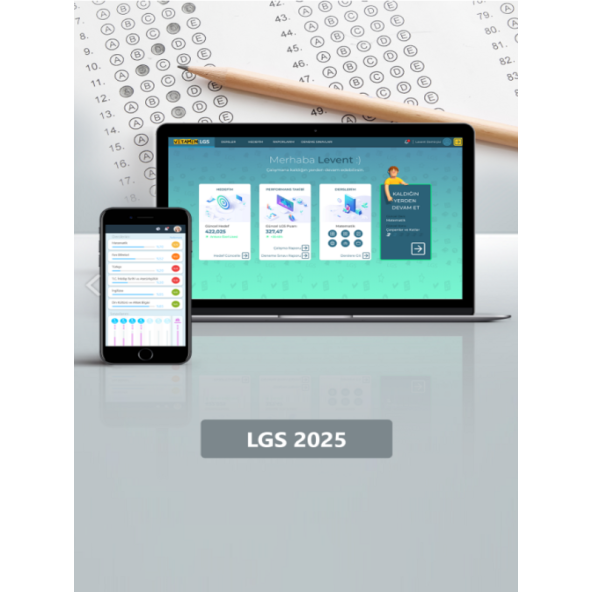 LGS Dijital 2025 8. Sınıf LGS Tüm Dersler Sınava Hazırlık Seti-8.000 Soru 10 Online Deneme Sınavı