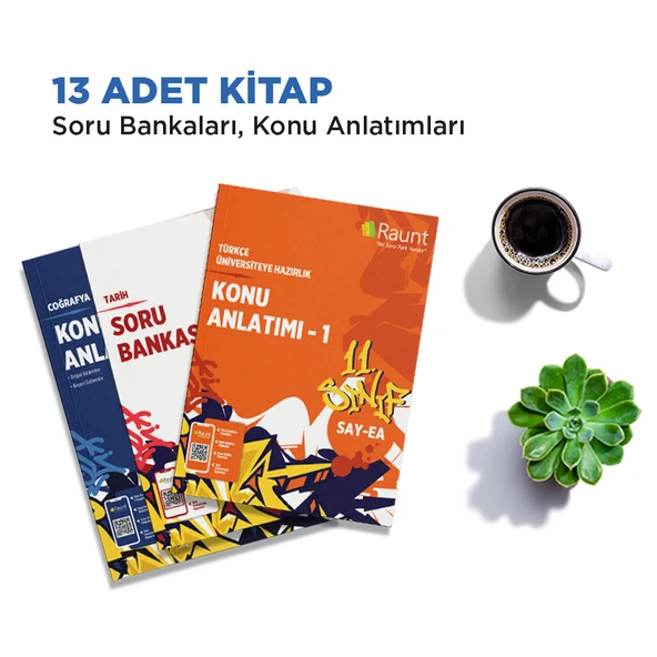 Raunt 11. Sınıf Eşit Ağırlık Hazırlık Paketi (YKS 2026)  Koçluk, 27 Parça Yayın Seti ve 17 Deneme Sınavı - Resim 4