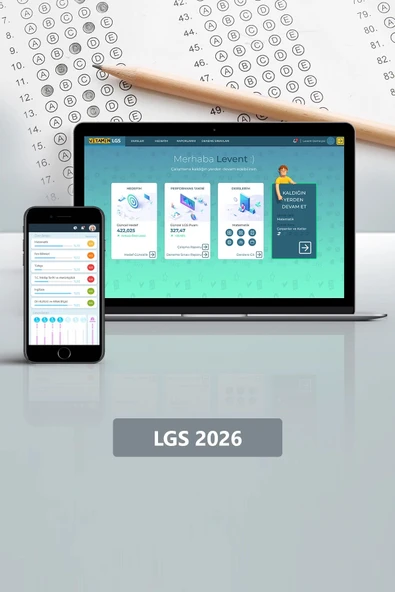 LGS Dijital 2026 8. Sınıf LGS Tüm Dersler Sınava Hazırlık Seti-8.000 Soru 10 Online Deneme Sınavı