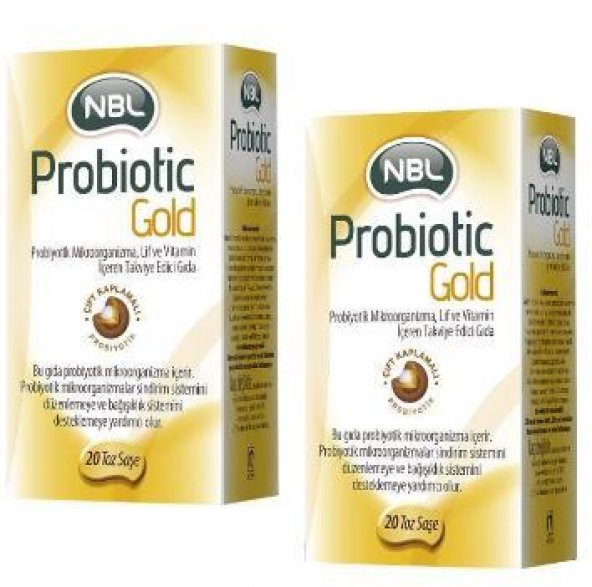 NBL Probiotic Gold 20 Stick Saşe 2'li