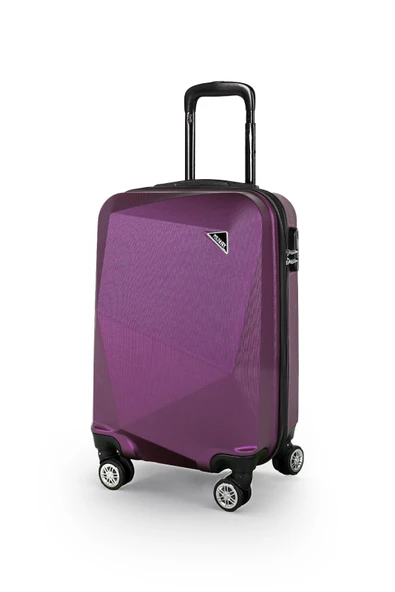 Polo&Sky Elmas Model Mor Renk 3'lü Valiz Seti - 3