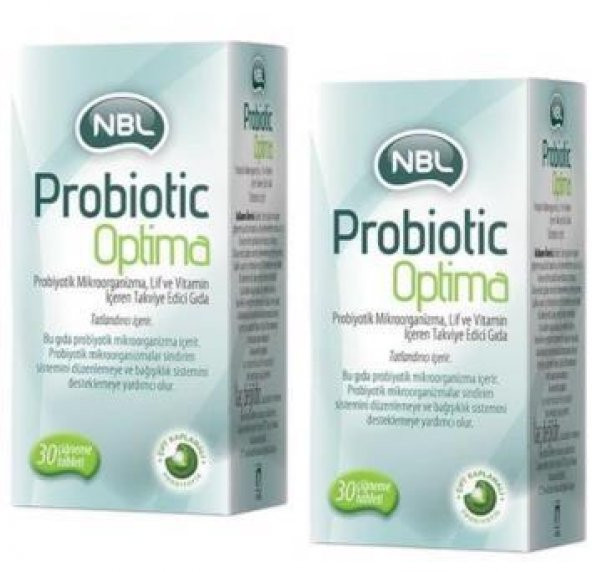 NBL Probiotic Optima 30 Çiğneme Tablet 2'li