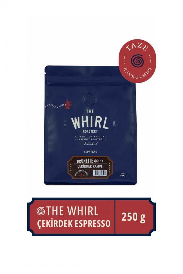 The Whirl Espresso Brunette 441°F Çekirdek Kahve 250 gr