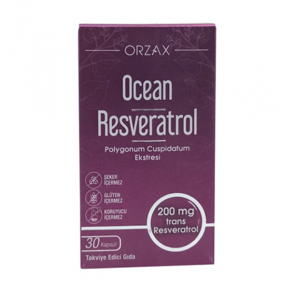 Ocean Resveratrol 200 mg 30 Kapsül