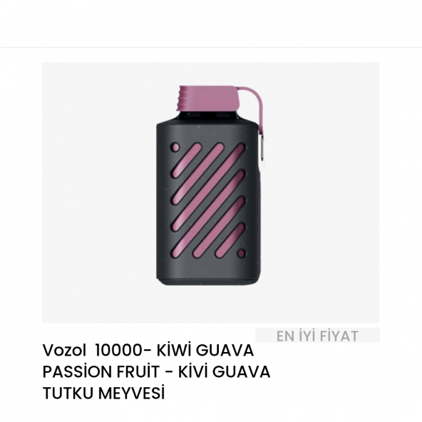 Vozol 10000 - Kiwi Guava Passion Fruit - KİVİ GUAVA TUTKU MEYVESİ
