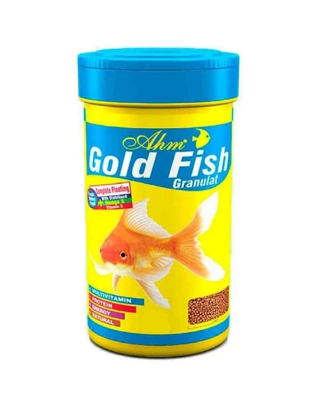 Ahm Gold Granulat Balık Yemi 100 ml - Resim 1