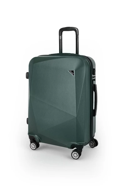 Polo&Sky Elmas Model Haki Renk 3'lü Valiz Seti - 3