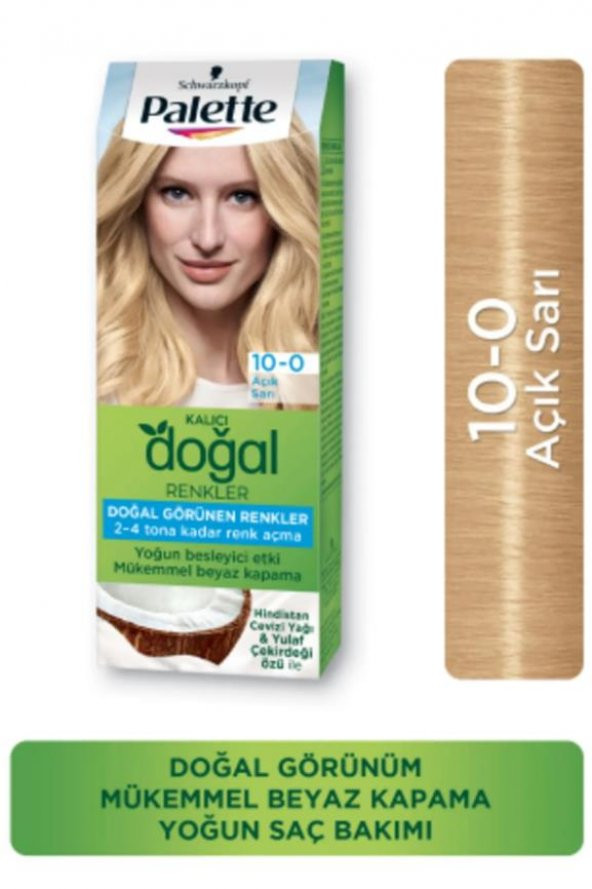 Palette Doğal 10/0 Açık Sarı