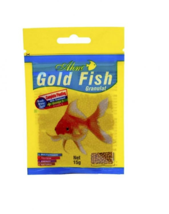 Ahm Gold Granulat Balık Yemi 15 Gr