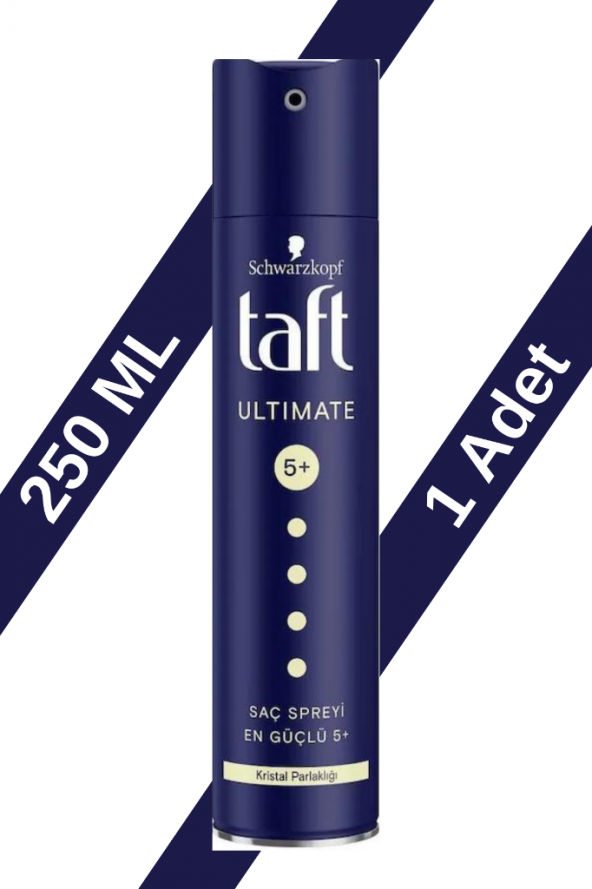 Taft Ultimate Saç Spreyi 5+ Kristal Parlaklığı 250 Ml - 2