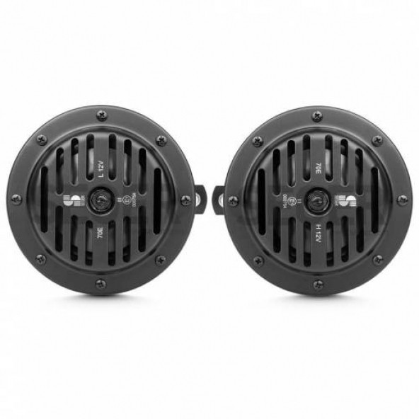 Seger 24 VOLT Supersonic Korna - Hella Tip Supertone - Minibüs Kornası TAKIM 24V - Seger 70EO24 Superton - 2