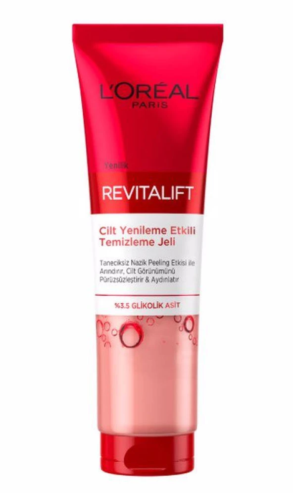 L'oréal Paris Revitalift Cilt Yenileme Etkili Temizleme Jeli %3.5 Glikolik Asit 150 Ml