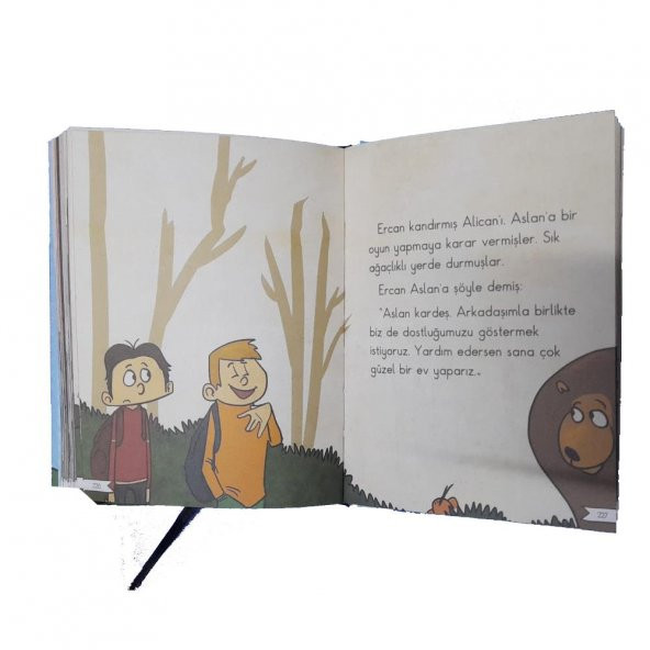 Bici Bici Masallar 262 Yaprak Resimli Ciltli Sert Kapak 1 Adet Çok Resim Az Yazı Öykü ve Masal Kitabı - 2