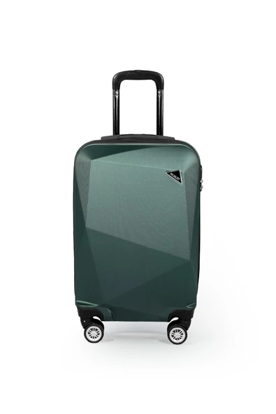 Polo&Sky Elmas Model Haki Renk Kabin Boy Valiz Bavul - 6