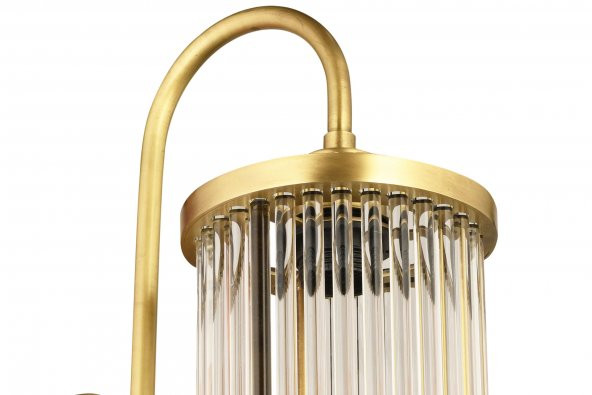 LampaLuce Albinia Sport Özel Çubuk Taşlı Tekli Aplik Sarı 25x30cm - 2