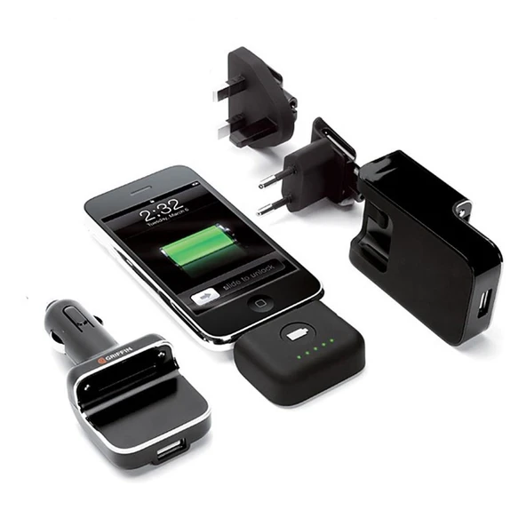 Griffin PowerDuo Reserve iPhone 4S/4 PowerBank Harici Şarj Cihazı (Ev+Araç) ürün görseli 1