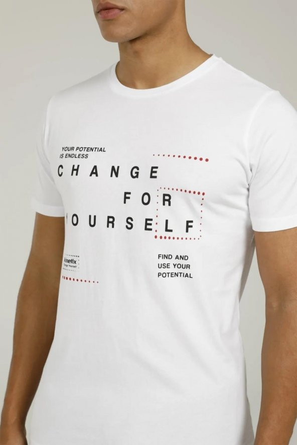Kınetıx 2M Sn995 Brıan Slogan T-Shırt 2Fx - 3
