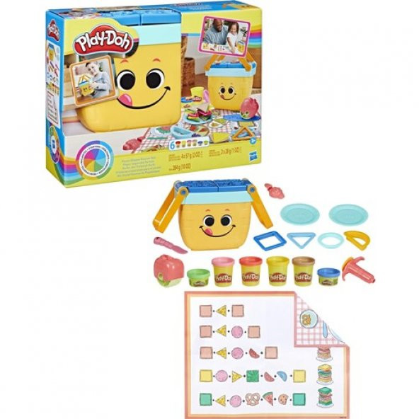 Play Doh Piknik Şekilleri Başlangıç Seti F6916 Lisanslı Ürün