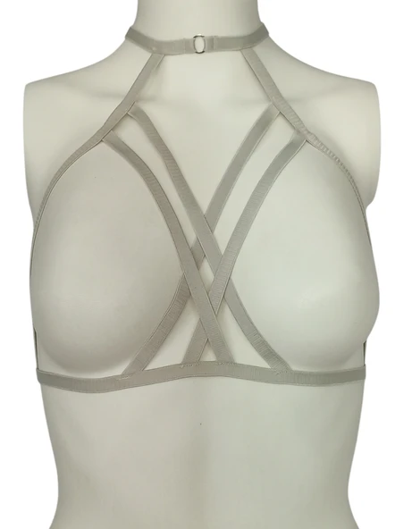ASM1144 Kadın Gri Bralet Büstier Sütyen