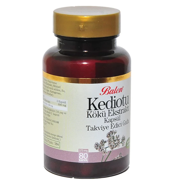 Balen Kediotu Kökü Ekstraktı 80 Kapsül - Resim 3