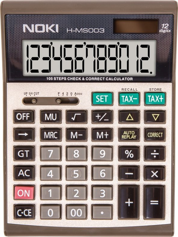 Noki Hesap Makinesi 12 Hane H-Ms003