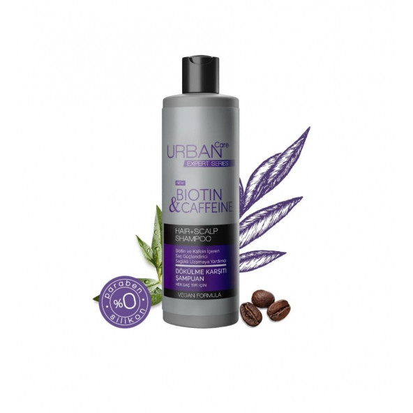 Urban Care Expert Serisi Biotin & Kafein Dökülme Karşıtı Saç Bakım Şampuanı 350 ML - 3