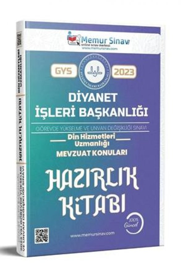 GYS Diyanet Başkanlığı Din Hizmetleri Uzmanlığı Mevzuat Konuları Hazırlık Kitabı Memur Sınav