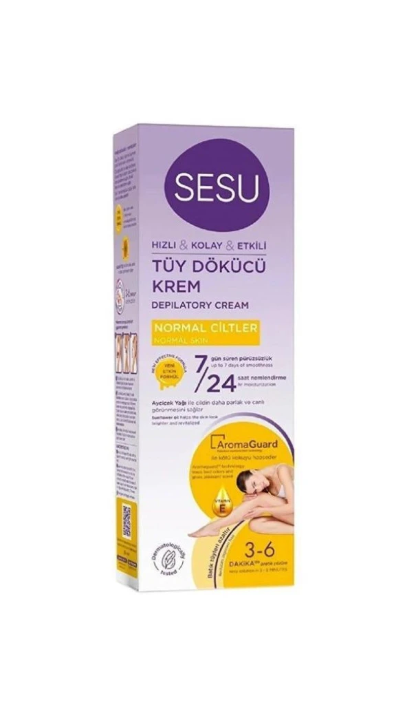 Sesu Tüy Dökücü Krem Normal Ciltler 100 ml