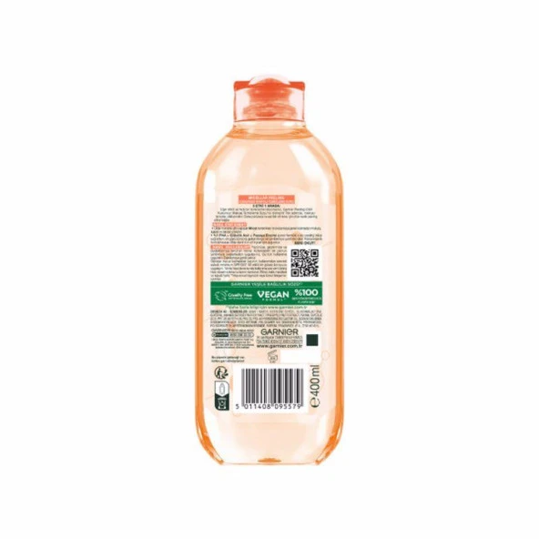Garnier Micellar Peeling Kusursuz Makyaj Temizleme Suyu 400 ml - 2