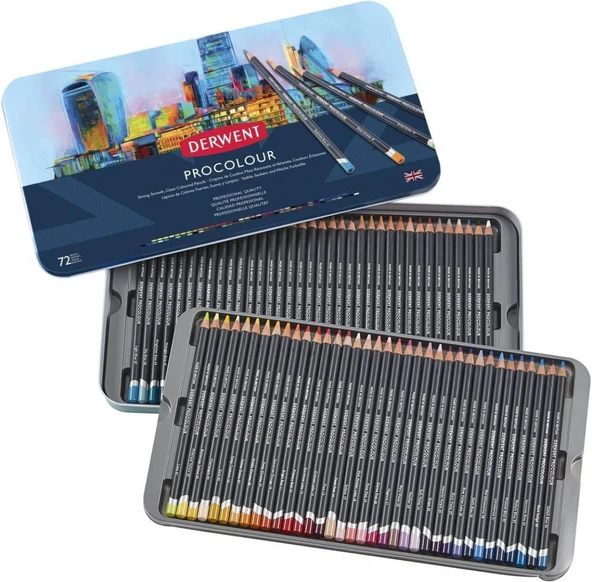 Derwent Procolour 72'li Kuru Boya Kalem Seti / 2302507