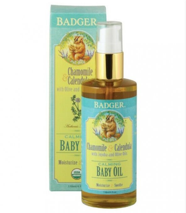 Badger Baby Oil Bebek Yağı Organik 118 ml