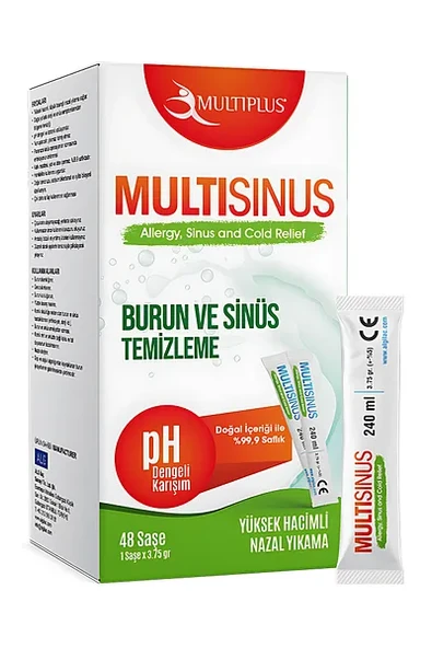 Multiplus Multisinus Burun Ve Sinüs Temizleme Yedek Kiti 48'li - 2 Paket (ŞİŞESİZ YEDEK KİT)